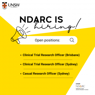 Image - New opportunities at NDARC - now hiring!