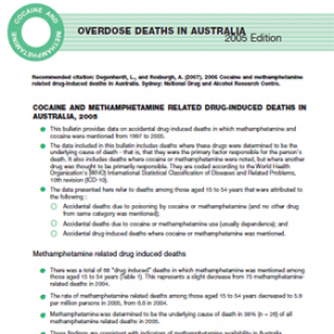 image - Cocaine And Meth Overdose Deaths In Australia 2005