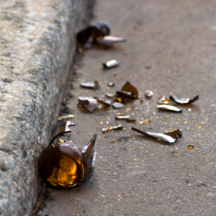 image - Broken Beer Bottle Square