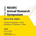 2022 NDARC Annual Research Symposium 2022 NDARC Annual Research Symposium