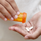 Pills in hand